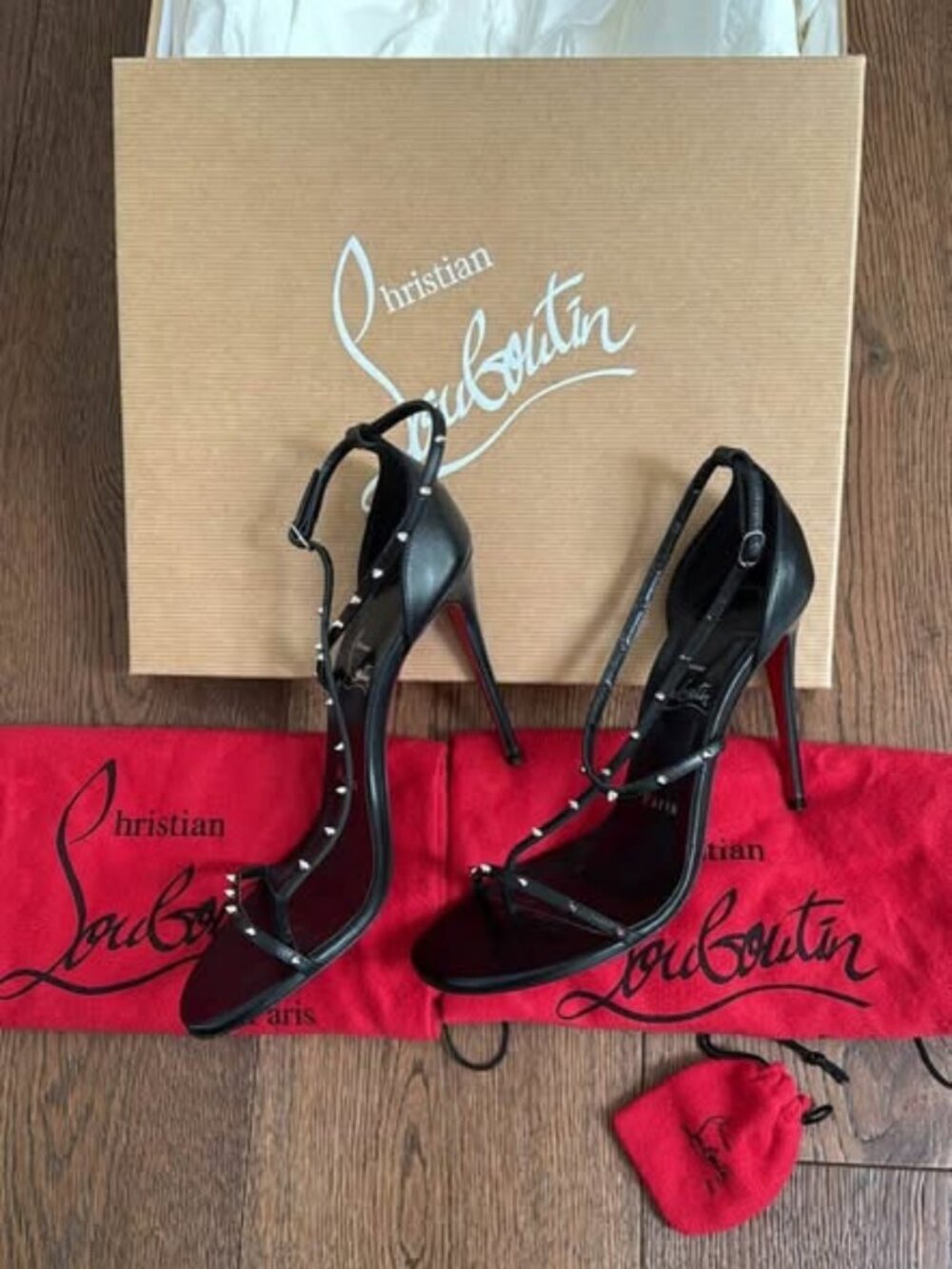 Christian Louboutin Riojana Heels size US 7.5 - Picture 1 of 3